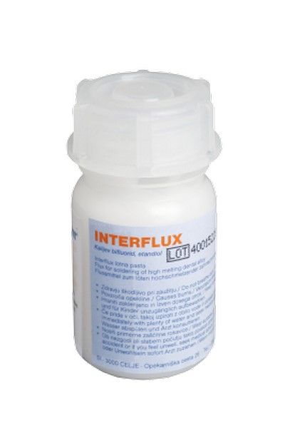 Интерфлюкс/Interflux - паста для спайки сплавов Co-Cr и Ni-Cr, 80г