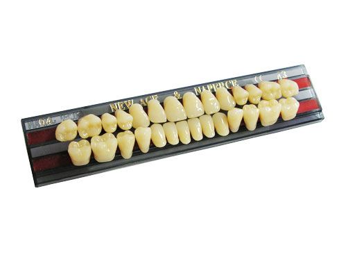 Зубы пластмассовые CLORIA NEW ASE фасон O3, цвет В3 (гарнитура-28шт)