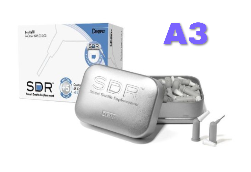 СДР Плюс/SDR Plus - жидкотек. композит. материал цв. А3 (компьюлы) 0,25гр