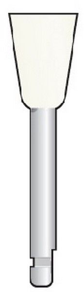905,C,025 RA C.G.I. чашка-полир (белая) для композита, стеклоиномера, компомера (угл/нак.), 1шт