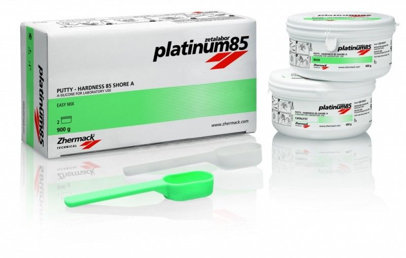 Платиниум 85/Platinum 85 Zetalabor - А-силикон для лаборатории (база-1кг+катализатор-1кг)