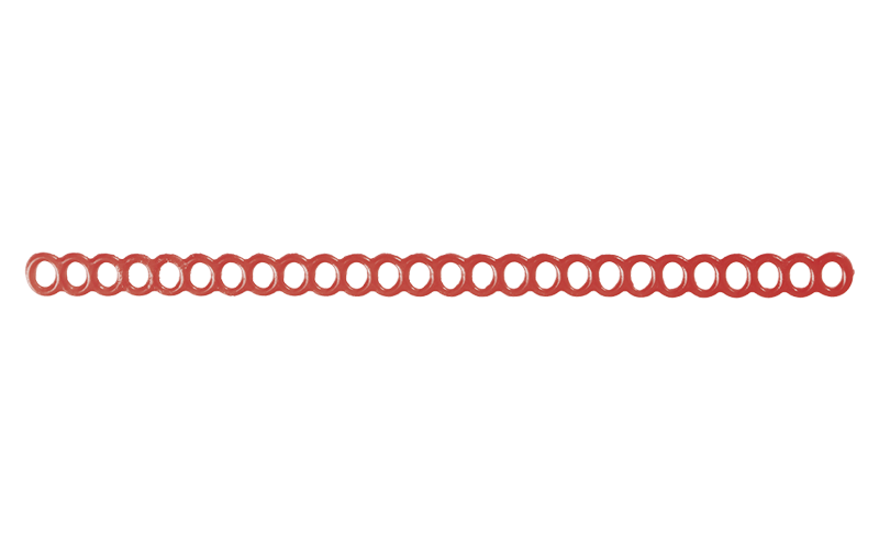 Восковые ретенции с овальными отверстиями (балки) №3 круглые, 25шт 127-0000