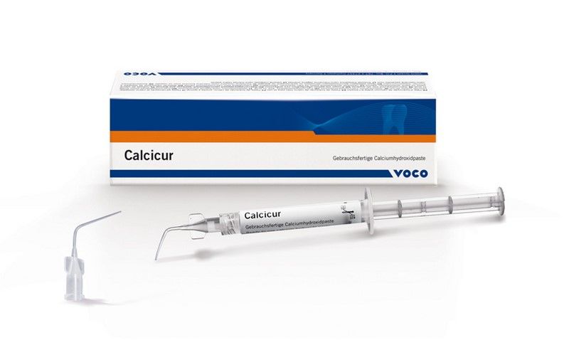 Кальцикур/Calcicur - лечебная паста, содержащая гидроокись кальция (шпр.-2гр) 1093