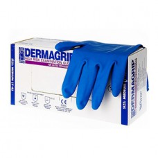Перчатки латексные б/талька, Dermagrip High Risk. S(25пар)