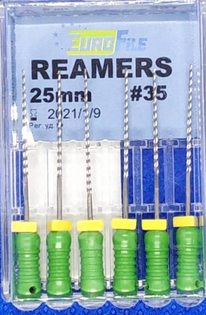 Римеры/Reamers №20, 25мм (6шт) - дрильборы ручные, Eurofile