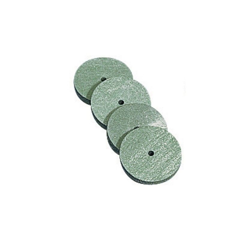 Круг заостренный полировочный резиновый (зеленый) 43390