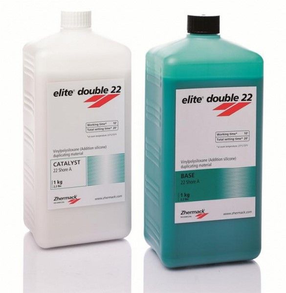 Элит Дабл 22/Elite Double 22 - А-силикон для дублирования (база-1кг+катализатор-1кг)
