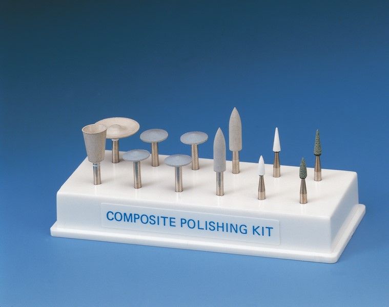 Набор полиров силиконовых Composite Polishing Kit д/угл.нак. (12шт) 0310