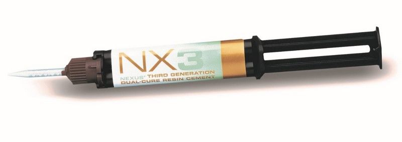 ЭнИкс3/NX3 - цемент двойного отвержд. для фиксации (белый опаковый), двойной шприц 5г 
